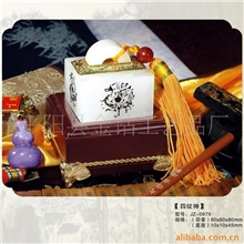 供应玉石印章阿富汗玉印章四纹神印章玉石工艺