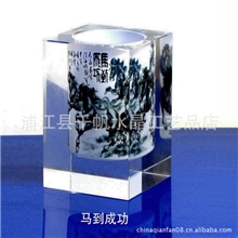 【生产】内画水晶笔筒教师节礼物创意实用送老师同学个性定制