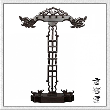 【宏岩堂】四龙笔架*12针*鸡翅木*诚招批发代理商