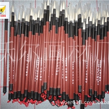 厂家供应大量特价塑料杆大、中、小号加键白云毛笔书法毛笔