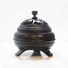 厂家批发红木镂空雕刻沉香粉香炉实木雕塔香香炉木质熏香炉