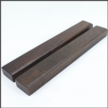 批发供应书镇打磨光滑黑梓木素面镇尺文房四宝书枕红木镇纸沉水