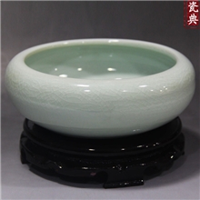 景德镇陶瓷器古典冰裂釉水仙花盆水浅