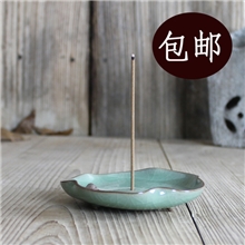 龙泉青瓷手工折边招财龟香插陶瓷香炉香薰炉香器佛教厂家批发