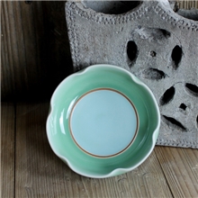 龙泉青瓷手工折边笔洗烟灰缸文房四宝毛笔书画用品笔洗茶洗批发