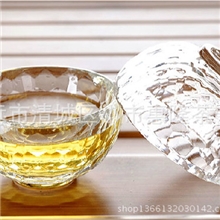 惠隆茶艺正品玻璃小茶杯水晶功夫茶杯品茗杯小茶碗普洱杯茶具