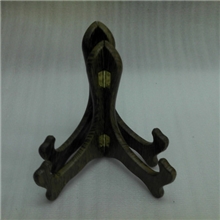 鸡翅木纹普洱茶饼支架实木6寸中号普洱展示茶饼架茶架摆架搁架