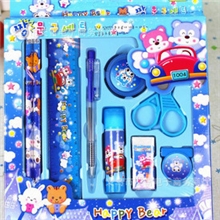 厂家直销韩国文具礼品套装9件套学习礼品用品超值款