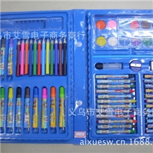 厂家订做68儿童绘画套装文具套装画笔蜡笔水彩笔
