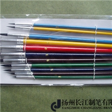 【外贸出口】来图来样定做绘画笔/彩绘用笔木制画笔