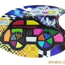 汽车造型半干水彩、火箭头造型半干水彩、8色0.8*8.8cm珠光蜡笔