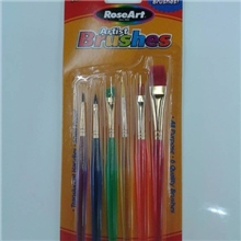 彩色儿童画笔6支吸卡包装美甲画笔