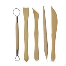 木质陶泥工具5件套泥塑工具软陶工具套装陶泥刀