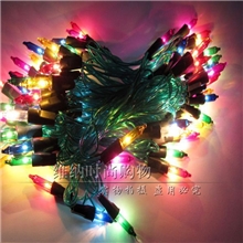 满天星彩灯闪灯串灯节日圣诞婚庆彩灯装饰灯串6.5m防冻线批发