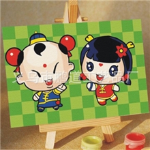 DIY数字油画批发儿童数字油画代理出口环保儿童数字油画