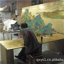 供应漆画山水漆画手绘人物花鸟漆画抽象漆画！01【生产厂家】