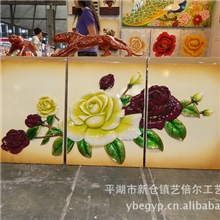 本月新款树脂浮雕画浮雕装饰画无框画沙发背景