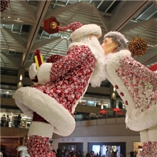 圣诞布景观造型庆典现场元旦春节喜庆雕塑上海嘉兴杭州苏州运价拍