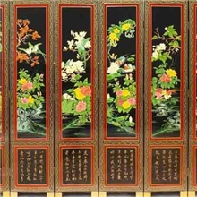 大厅屏风漆画屏风会议屏风
