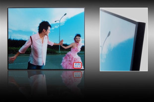 8寸黑雕水晶/象牙水晶/影楼相框/婚纱照制作/壁挂挂墙/相架