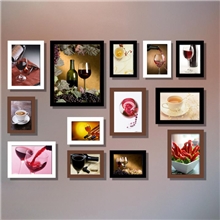 环保创意组合相框墙酒店装饰组合相片墙时尚照片墙13框
