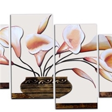 华锦工艺供应异形高档艺术皮画批发零售皮画装饰画浮雕画