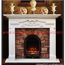 天然石材壁炉框大理石雕塑石材雕刻定做尺寸定制石雕