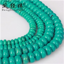 湖北绿松石串珠散珠子配珠饰批发算盘珠佛珠隔珠DIY饰品配件