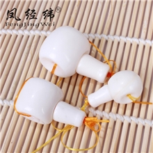 藏式佛珠配件纯天然白砗磲佛头三通佛塔手工diy手链制作材料批发