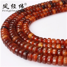 保真天然藏式花牛角佛珠手串手链配饰垫片隔片隔珠桶珠DIY10*5mm