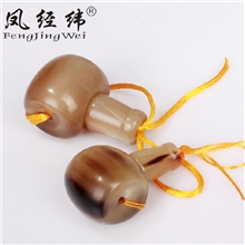 厂家直销纯天然白水牛角藏式佛头三通佛塔DIY菩提配件12MM-25MM