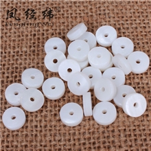 佛珠隔片8/10/6*4mm藏式百搭天然贝壳螺钿鱼骨隔片/隔珠/垫片