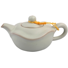 天青汝窑茶壶批发供应礼品茶壶定制礼品盒包装加印LOGO批量