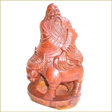 竹根雕（老子骑牛）竹根雕工艺品竹根雕批发