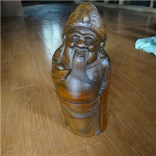 象山竹根雕竹雕工艺品竹根雕批发（财神）