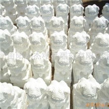 供应汉白玉狮子小狮子工艺品狮子雕塑便宜小狮子曲阳石雕