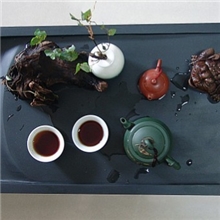 厂家直销仿古砚石茶盘金星宋石茶盘天然生态石茶盘茶海茶具