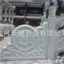 供应花岗岩河堤石雕栏杆护栏