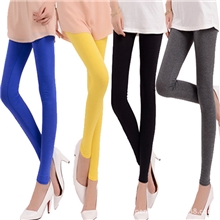 莫代尔弹力显瘦紧身糖果色九分裤韩国百搭女打底裤休闲裤批发