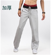 新款批发抓绒加厚男式运动裤男式抓绒加厚休闲长裤黑/白/灰