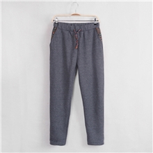 日系男装2013秋冬新款复古加厚男裤加绒款男式卫裤运动裤代发