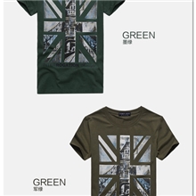 2013夏季新款特价正品圆领米字印花纯棉修身韩版潮男装t恤男短袖