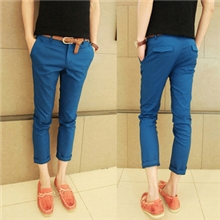 2013新款时尚个性绅士韩版修身九分裤男士休闲裤男款