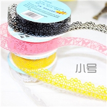 韩国文具DIY创意透明胶带镂空花边小号