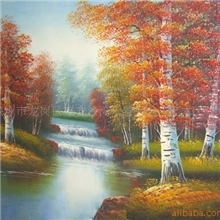 手绘油画,手工油画,风景画,风俗画,手工艺,无框画