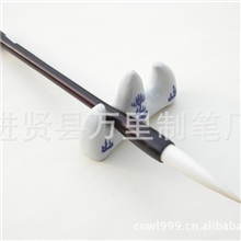 华夏笔都文港百年万里笔庄高档书画毛笔齐峰玉颖羊毫毛笔笔厂