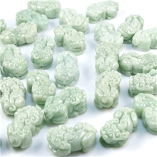 玉器批发皮丘缅甸翡翠玉貔貅吊坠A货皮休实体加工供货淘宝
