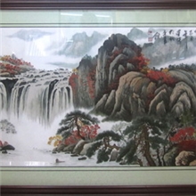【客厅公司挂画】精美苏绣画-江山多娇