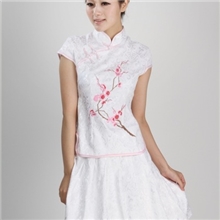 批发旗袍，短袖唐装，2226-1款，今年最新款上市啦，演出服装，