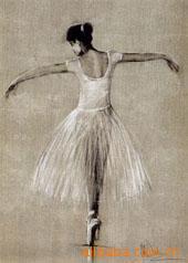 克里姆特舞蹈题材油画/办公室/会所配画